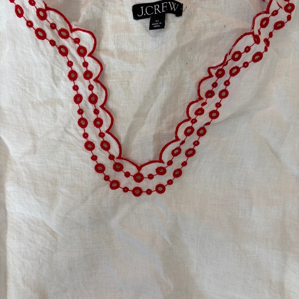 J Crew Linen Top